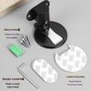 Magnetic Zinc Alloy Floor Door Stopper: Silent, Punch-Free, Anti-Collision Catcher for Bedrooms.