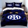 Inter Milan Logo Bedding Set Bedding set (1 duvet cover, 2 pillowcases, duvet not included)