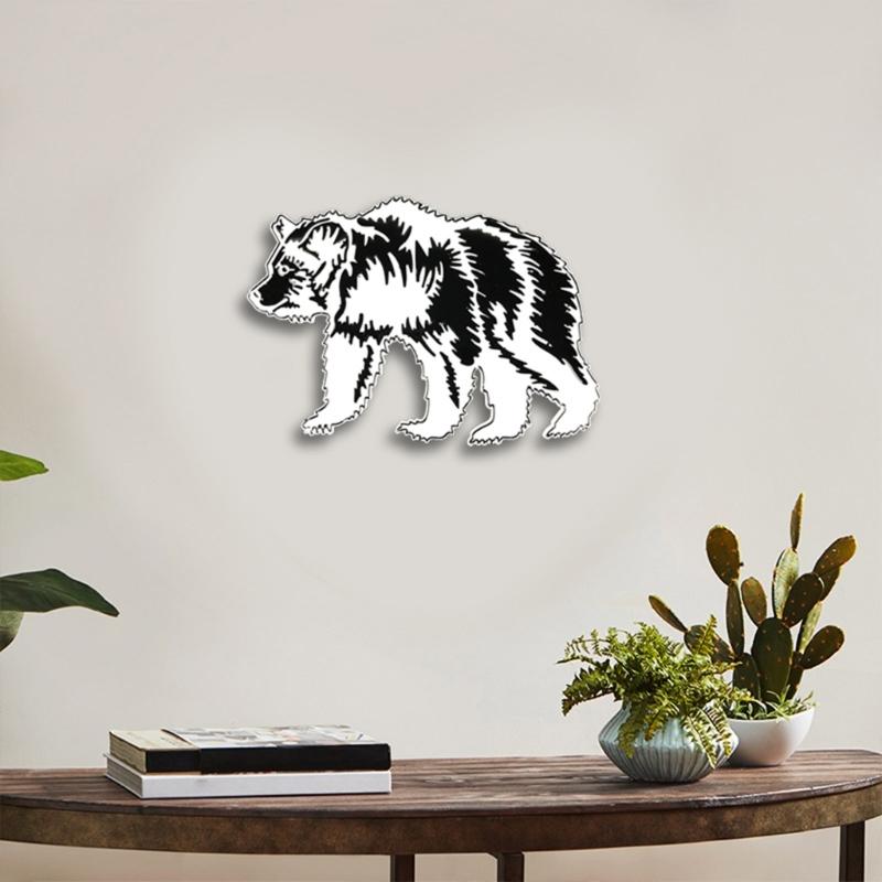 Large Bear Shaped Resin Moulds Halloween Yard Decorations Bear Silicone Moulds Party Home Wall Ornaments Casting Gadget