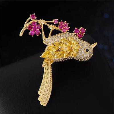 Glückliche Elster Vogel Broschen Für Damen Kleidung Mantel Schmuck Accessoires Geschenke