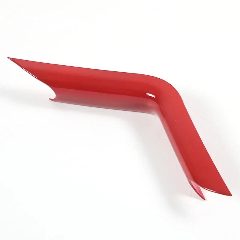 Für Jaguar F-TYPE 2013-2024 ABS Kohlefaser Auto Schaltknauf Rechts L-förmiger Dekorstreifen Innenraum Auto Zubehör