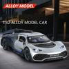 1/18 BENZ AMG ONE Alloy Super Sports Car Model Sound and Light Boy Toy Car Model Figure Birthday Gift Collection Desk Decoration