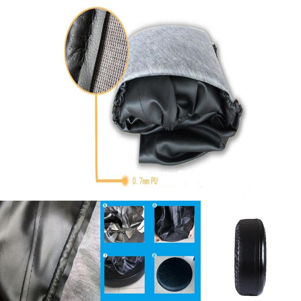 Wheel Spare Skull Tire Tyre Case Cover 3233" Protector For Cau Wrangler