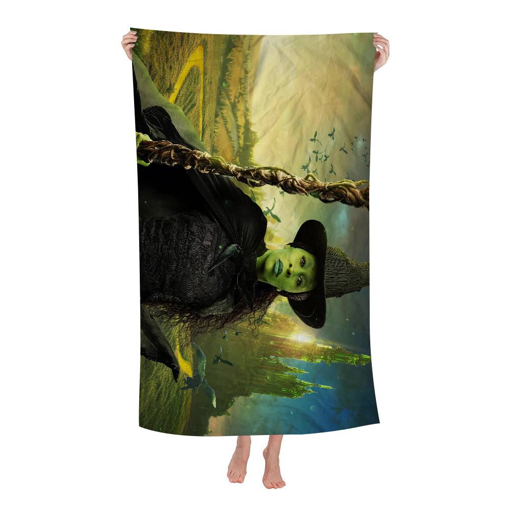W-wicked Movie Big Microfiber Beach Towels Quick Dry Towel Sand Beach Towels Pool Towel For Travel Swim Pool Yoga