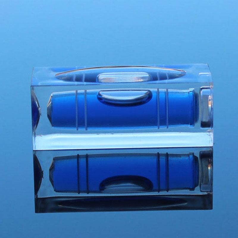 Blue Square Spirit Level Bubble 40*15*16mm  For Horizontal Level Ruler Bar Rule Maintenance Accessory 1PCS