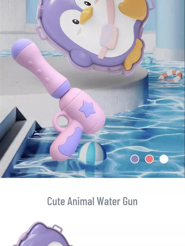 Portable Water Gun Backpack Toy for Kids Aged 3-6: Large Capacity for Water Play