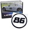12" Iconic 86 Racing Car Roundel Vinyl Decals For Toyota 86 Scion FRS Subaru BRZ
