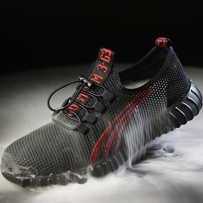 Mens Safety Protective Work Shoes Steel Toe Wear-resistant Anti-slip Breathable Shoes