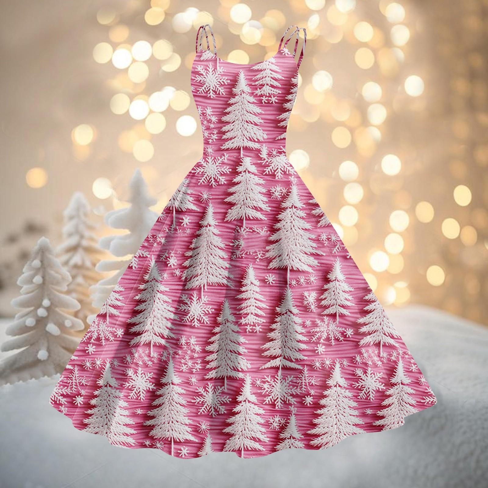 

Женское модное сексуальное коктейльное платье без бретелек с рождественским принтом в стиле панк, винтажное платье. XXL белый