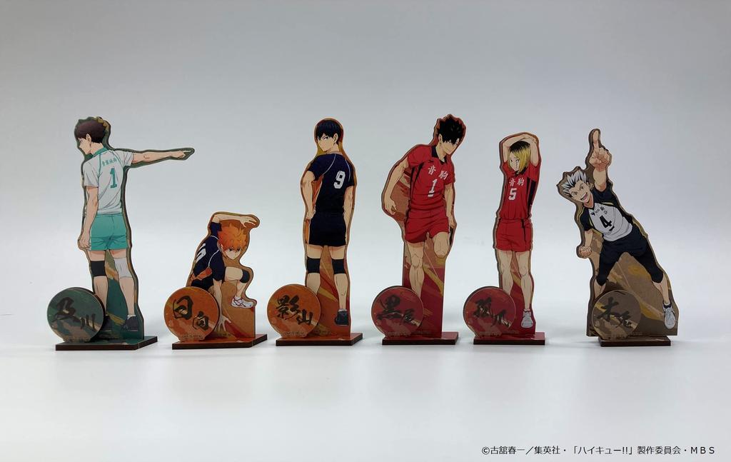 Nippon Television Service Wooden Pop Stand Tobio Kageyama Made of MDF Haikyu!! Vol.1