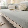 French Light Luxury Cream Style Simple European Sofa Cushion Universal In All Seasons High Sense Non-Slip Skirt Seat Cushion Cover Cloth Towel