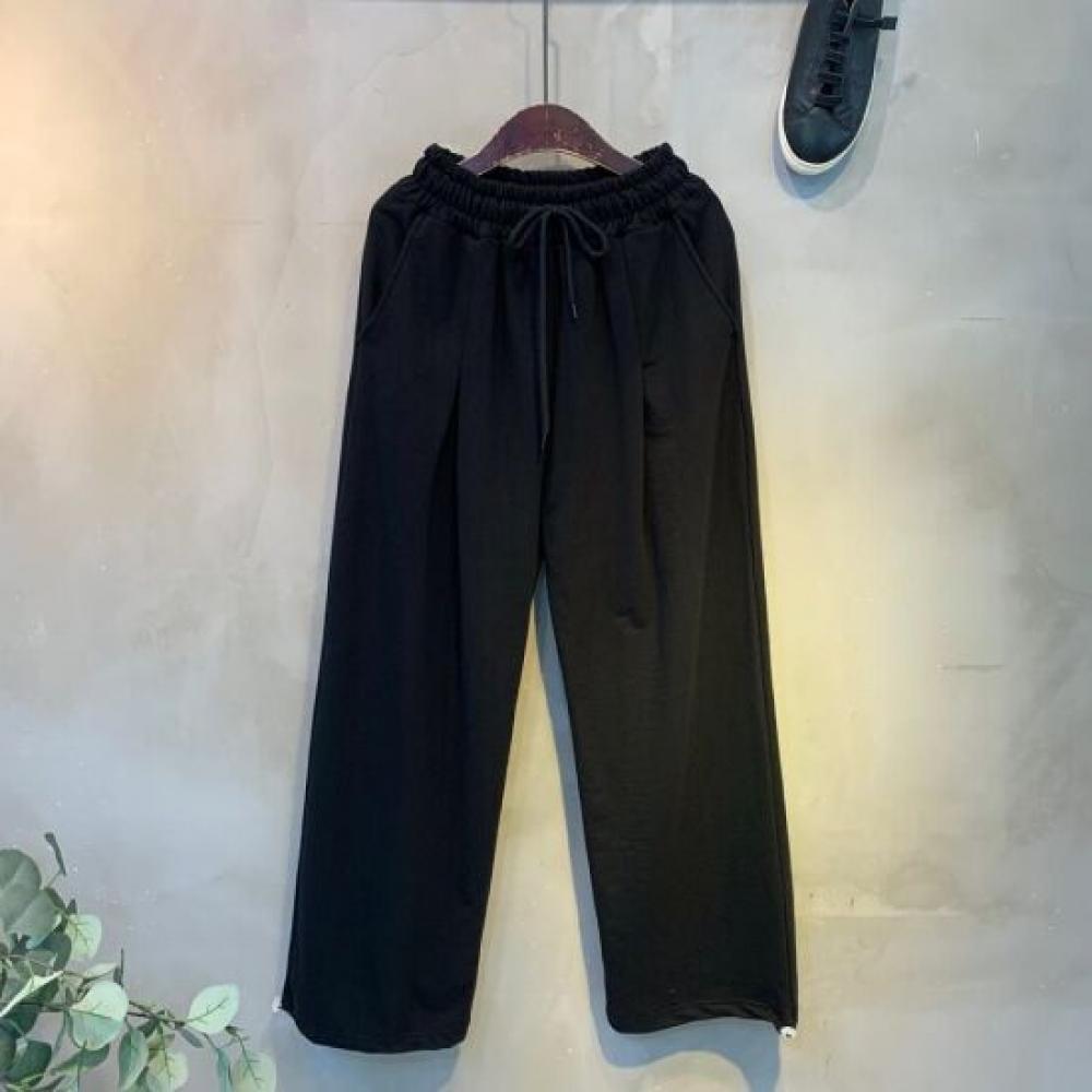 C S In The Room Wuda pIn tuCk Ankle StrIng bandIng Wide pantS 3Color