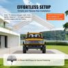 10 x 20 ft Carport Replacement Canopy Cover, Garage Top Tent Shelter Tarp Heavy-Duty Waterproof & UV Protected, Easy Installation with 40 Ball