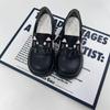 College Style Cute Leather Shoes Lolita Lolita Uniform Shoes Versatile Japanese One-pedal Round Head Middle Heel Jk Single Shoes