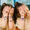 Cartoon Kids Dinosaur Mermaid Fruit Flower Animal Robot Finger Arm Tattoo Sticker
