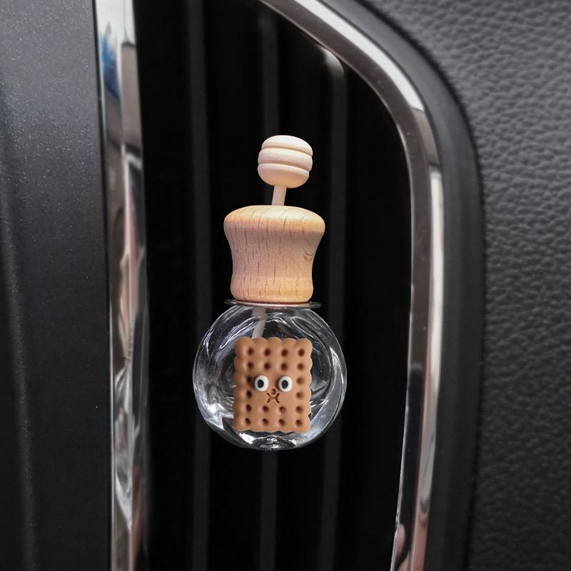 Cartoon Car Air Vent Perfume Bottle Ornament
