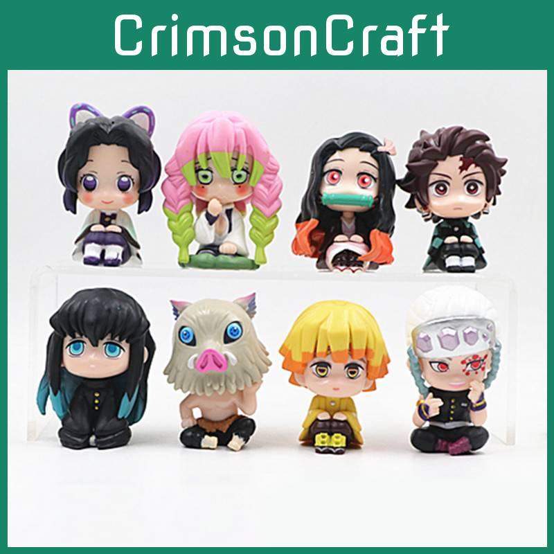Demon Character Slayer Model Toy Cute Cartoon Tabletop Decoration Figure Doll