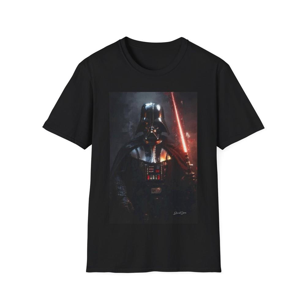 Boy's Casual Cotton Crew Neck T-shirt Star Wars Darth Vader Unisex Softstyle T-Shirt