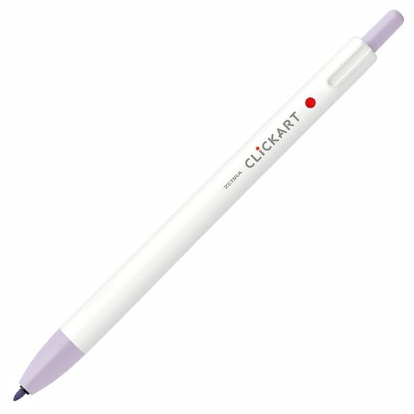 Zebra Clickart Lilac Knock Color Water-Based Pen, WYSS22-LIL