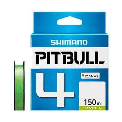 SHIMANO Pitbull PE Line, 4-Strand Braid, 150m, 0.6, Lime Green, 12.5lb, PL-M54R Fishing Line