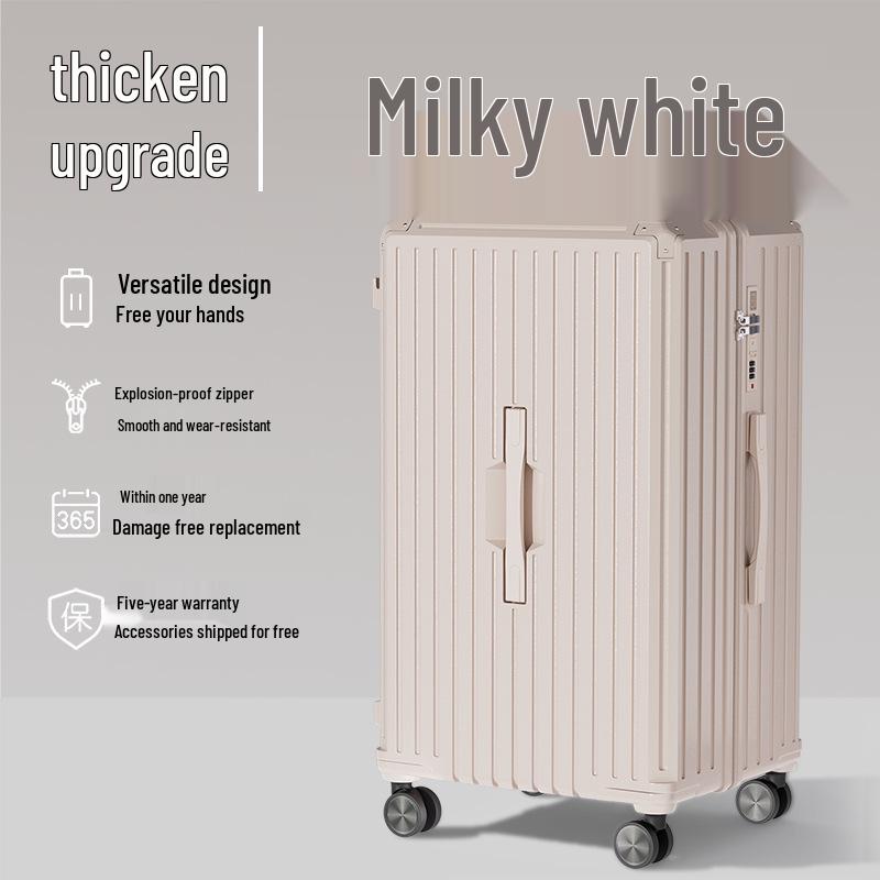 2026 Multifunctional 24-inch Durable Trolley Case with Combination Lock for Students' Travel