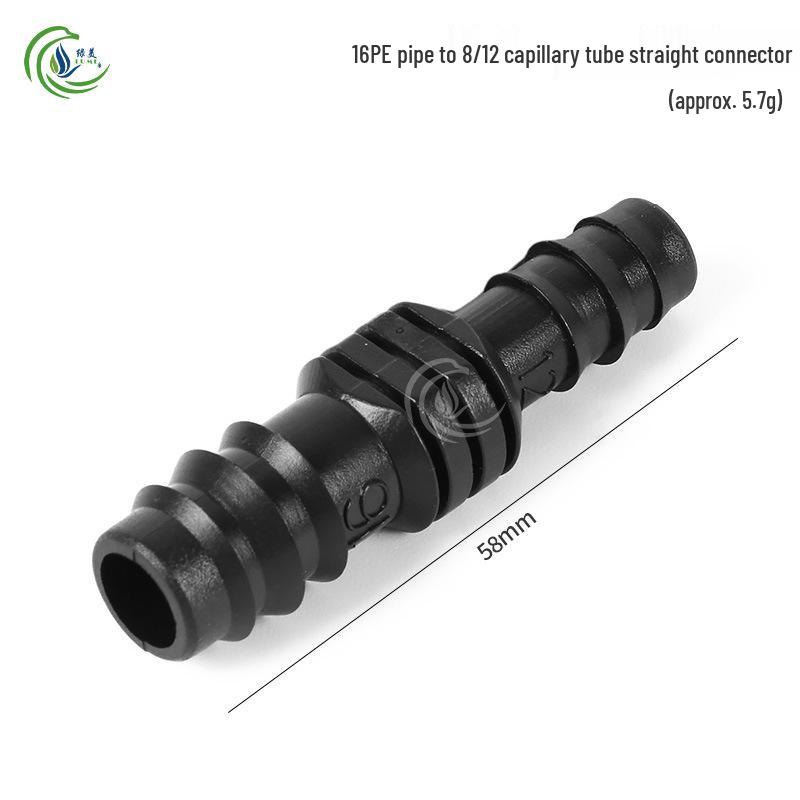 Capillary Fittings Set: 8/12 Straight, Elbow, Tee, 9/12 Connector, Garden Irrigation Auto-Watering