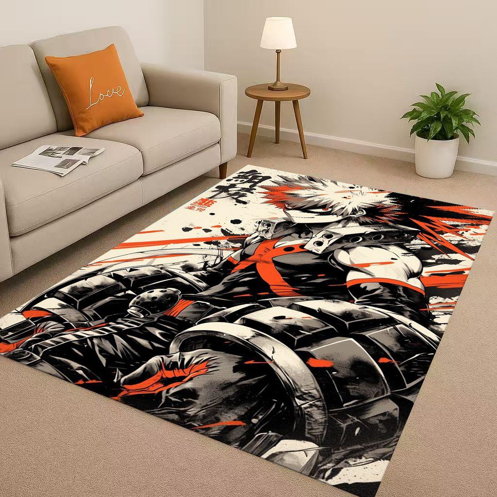 Anime My Hero Academia Bakugou Deku Kreskówka Salon Antypoślizgowy Dywanik Dywan do Sypialni Pokoju Zabaw Sofa, Dekoracja Domu Wycieraczka