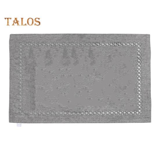 Waterproof Placemat Geometric Hollow Out Square Shape Thickened Heat-Resistant Non-Slip Parties Weddings Banquets Table Decoration Dining Kitchen Mat