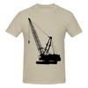 Funny Construction Crane Unisexs Printed TShirt Unisex T shirtShirt Male