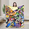 Cartoon T-Transformers Autobots Blankets Anime Super Soft Fluffy Plush Bedding Throws For Couch Bed Flannel Bedspread Bed Cover