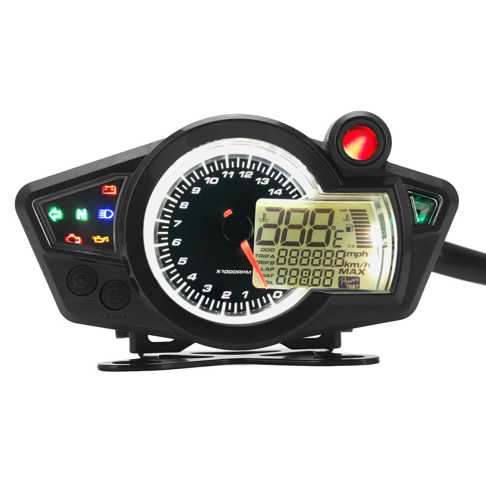 

DC12V спидометр тахометр антибликовый подсветка универсальный датчик для мотоцикла ATV UTV 1 2 4