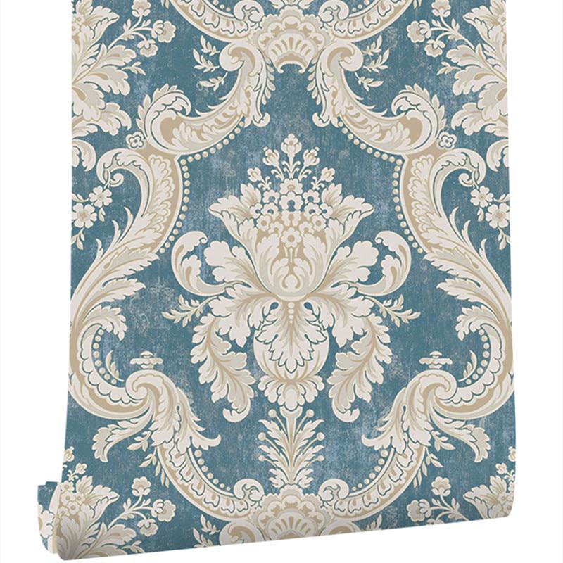 

0,53*10 м ретро европейские итальянские дамасские обои викторианские нетканые обои наклейки на стену 0.53X10m