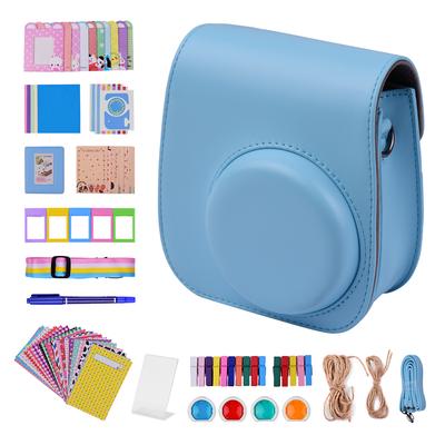 12-in-1 Instant Camera Accessories Bundle Kit for Fujifilm Instax Mini 11 Including Camera
