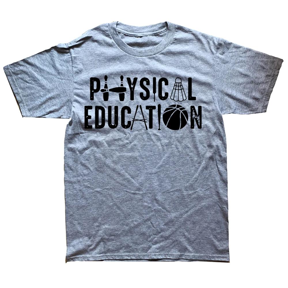Novelty Awesome Physical Education Teacher Definition T Shirts Graphic Streetwear Short Sleeve Birthday Gifts Summer T-shirt