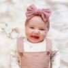 48colors Newborn Baby Headband Girls Elastic Knit Children Turban Baby Bows Soft Nylon Kids Headwear Toddler Hair Accessories