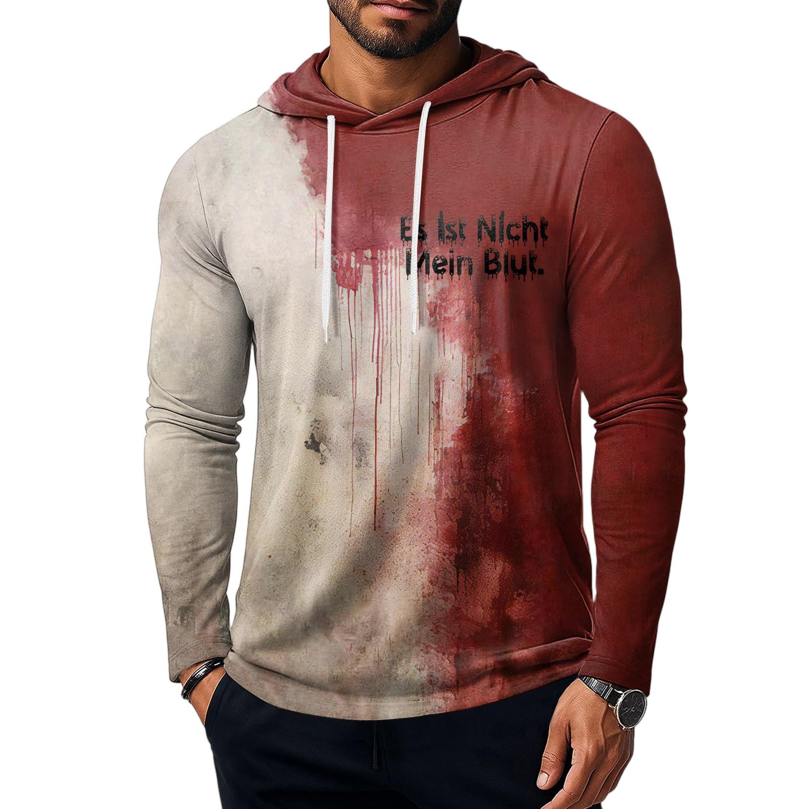 

Мужская толстовка с коротким рукавом, хлопковая толстовка с капюшоном, легкая толстовка, худи, пуловер XXL винный