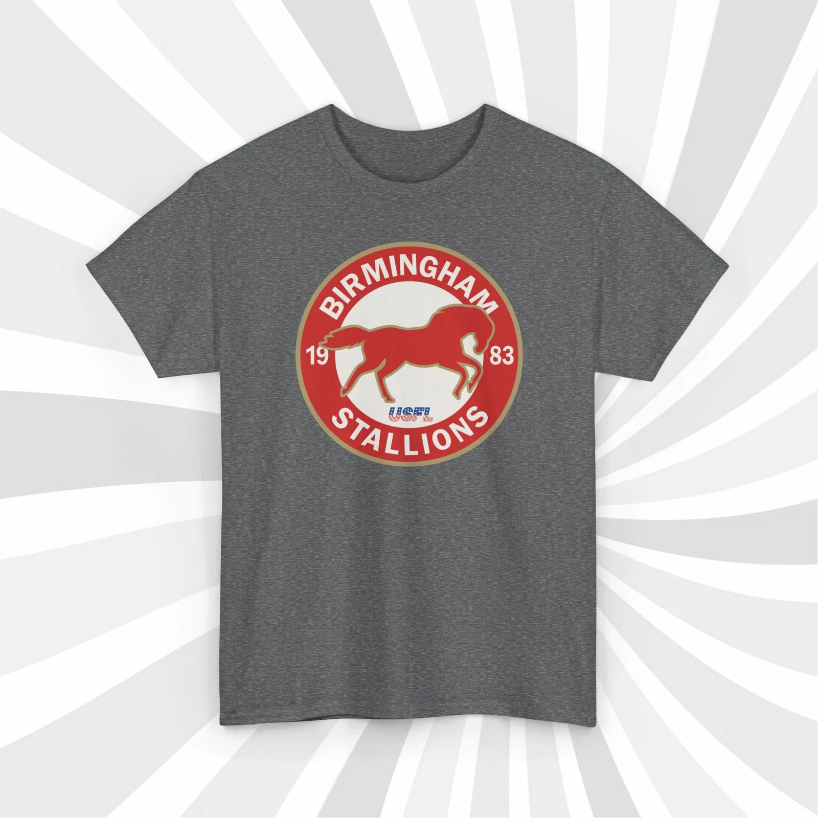 Birmingham Stallions 1983 USFL Vintage Football Logo T shirt L