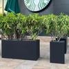 Stainless Steel Rectangular Flower Box Planter for Outdoor Spaces