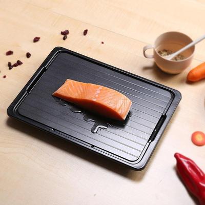 Kitchen Frozen Meat Defrost Tool Household Fast Defrosting Tray Aluminum Food Thawing Plate Board