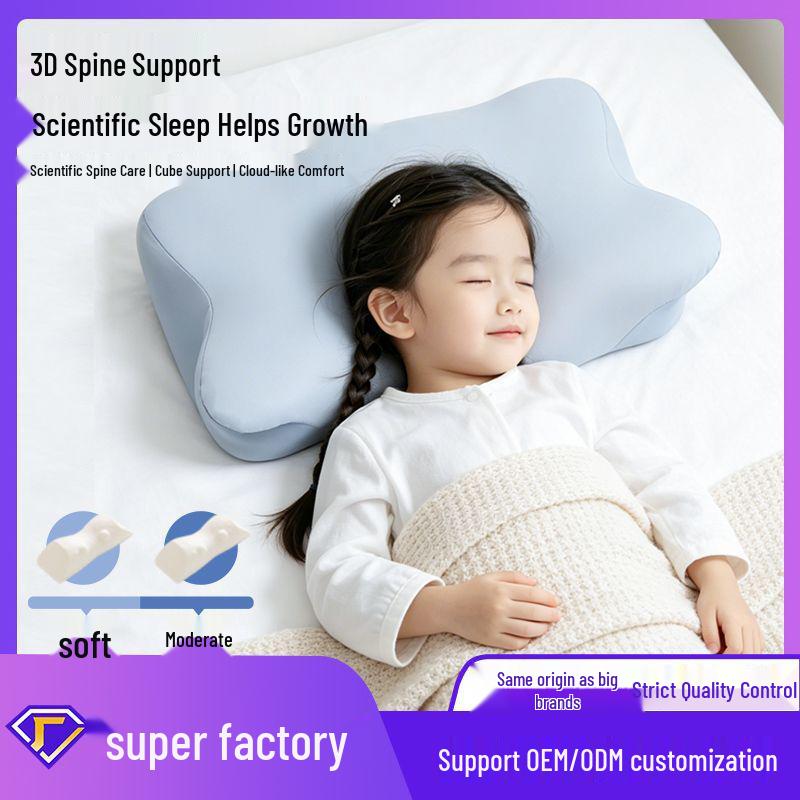 Children's Memory Foam Neck Pillow: Cervical Protection for Ages 1-6