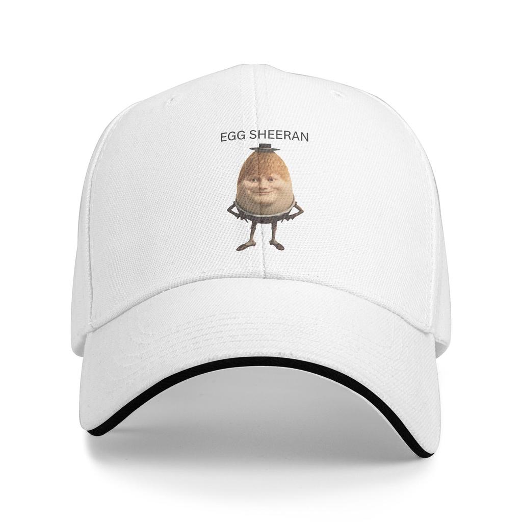 Egg Sheerans Baseball Cap Funny Meme Y2k Cute Female Male Trucker Hat Wholesale Print Running Hippie Snapback Cap Birthday Gift