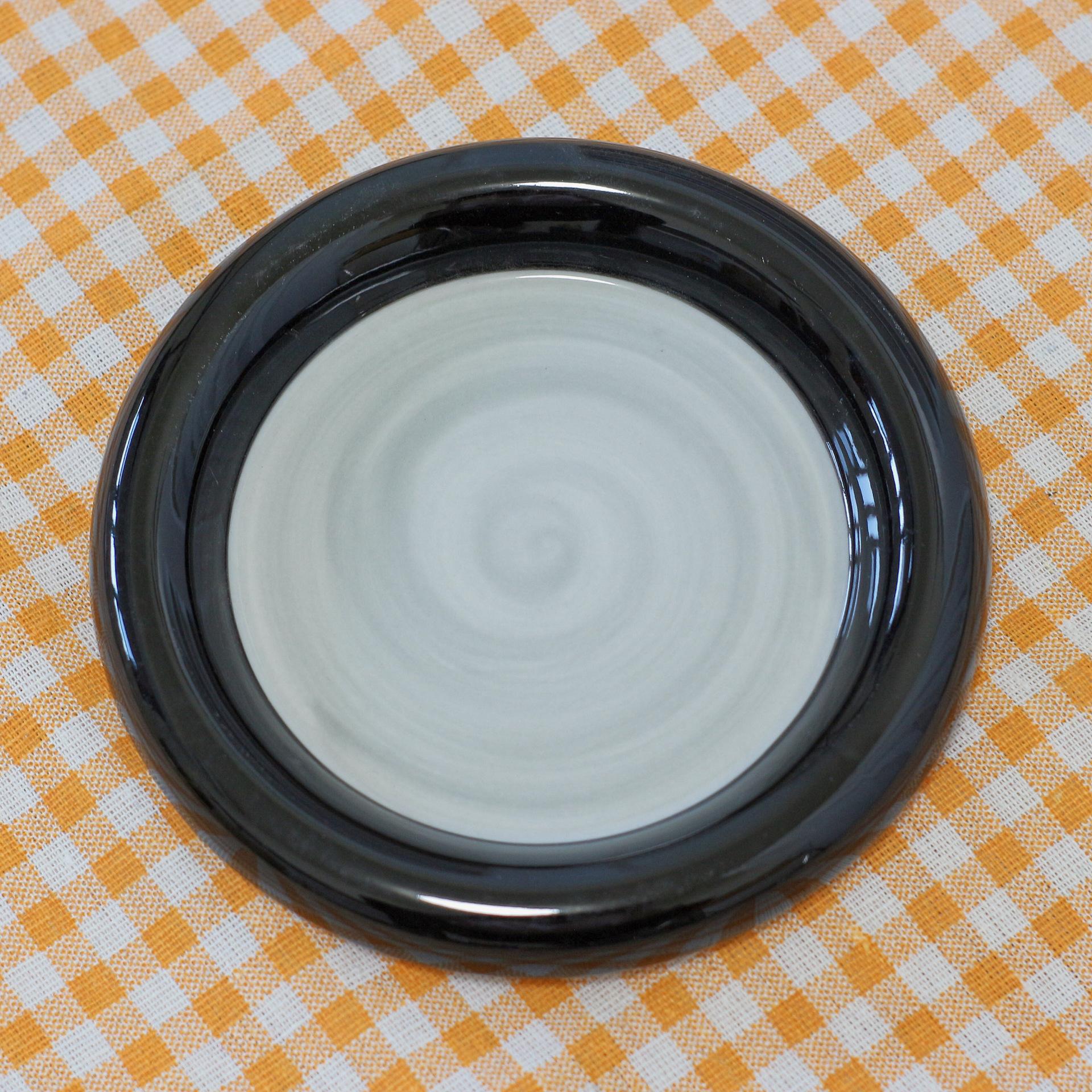 

Глазированные тарелки с граффити знаменитостей, расписанные вручную, цветные тарелки для завтрака, тарелки для украшений, тарелки для десертов,