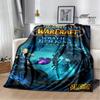Game World of Warcraft Printed Blanket Kids Warm Flannel Soft and Comfortable Blankets Home travel blanket birthday gift