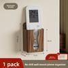 Modern Minimalist Abs Wall Mount Remote And Phone Organizer For Bedroom Storage