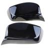 For BMW 5 Series E60 2004-2007 Glossy Black Carbon Fiber Pattern Rearview Exterior Side Mirror Caps 51167078359 51167078360