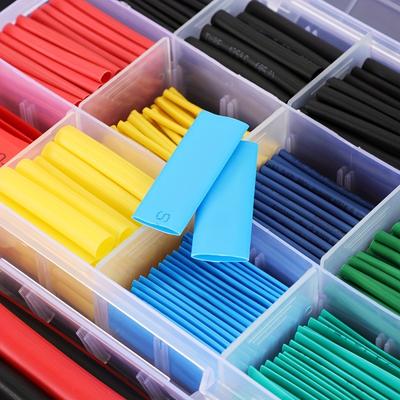127pcs/140pcs/164pcs Heat Shrink Tubing Insulation Shrinkable Tube 2:1 Wire Cable Sleeve Kit