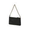 Daks Black Quilted Leather Dd Logo Shoulder Bag Dcwa2f279bk