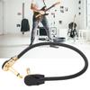 Guitar Pedal Cable Black Golden Right Angle Plug Musical Instrument Accessories 33cm Length