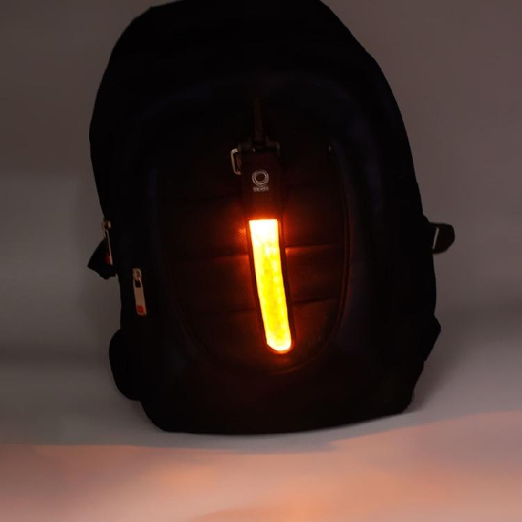 Weather Resistant Reflective LED Light Up Backpacks Hanging Pendant with Clip for Cycling Jogging Pet Accessories