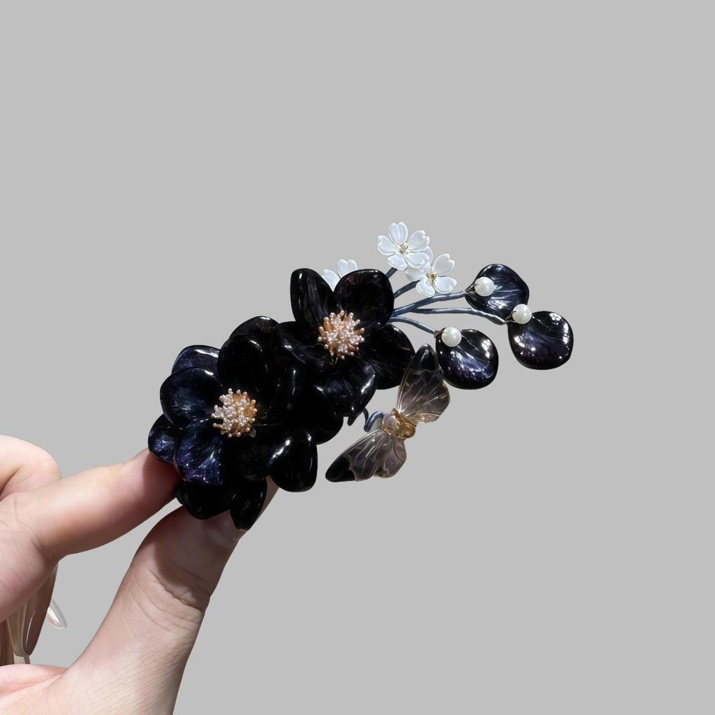 Luksusowa spinka do włosów z frędzlami w chińskim stylu do stylizacji wieczorowej